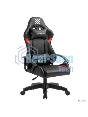 Кресло игровое Defender Sharm черный/крас, класс 2, PU