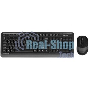 Комплект клавиатура+мышь A4Tech FStyler FG1010S беспроводной, USB, 2000 DPI, белый/серый