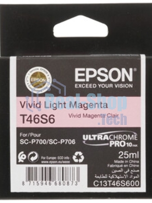 Картридж Epson T46S светло-пурпурный для SC-P700 (C13T46S600/C13T46S60N)