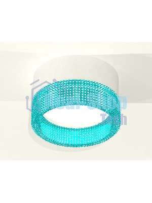 Светильник Ambrella Light XS8101033 SWH/BL белый песок/голубой GX53 (C8101, N8488)