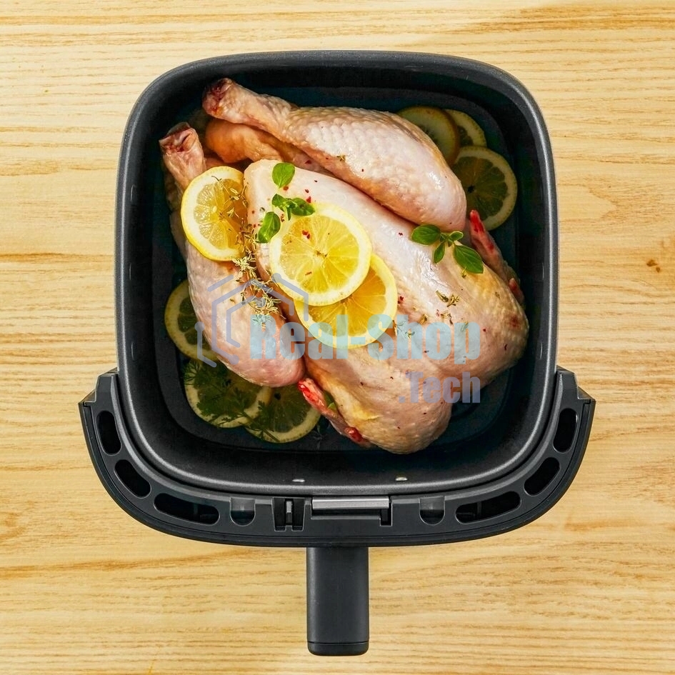 Аэрогриль Tefal EY5528E0 черный, 1670 Вт, 5 л, сенсор, 10 программ