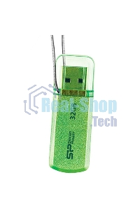 Флешка USB Silicon Power R/W 32Gb Helios 101 SP032Gb,UF2101V1N USB 2.0 зеленый