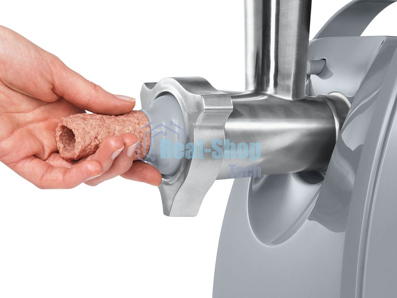 Мясорубка электрическая Bosch ProPower MFW66020 1800Вт белый/серый