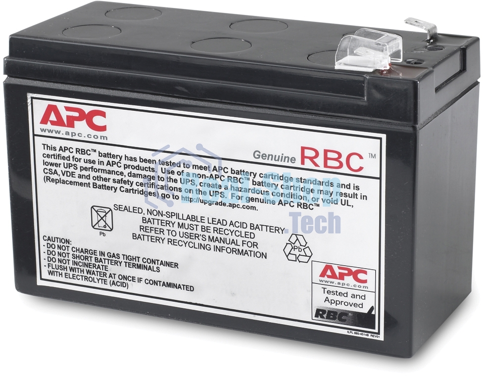Батарея для ИБП APC APCRBC110 12В 7Ач для BE550G/BE550G-CN/LM/BE550R/BE550R-CN/R650CI/AS/RS