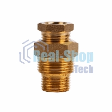 Сальник с двойной резьбой 1/2 и 3/4 для ввода кабеля в трубу PROconnect