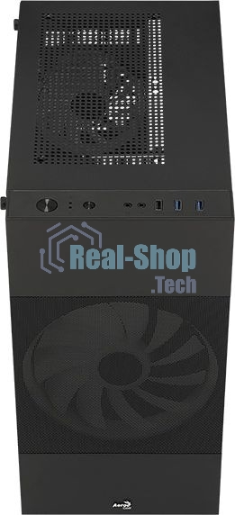 Компьютерный корпус Aerocool/Formula Atomic Lite-G-BK-v2 черный без БП mATX 1x120мм 2xUSB2.0 1xUSB3.0 audio