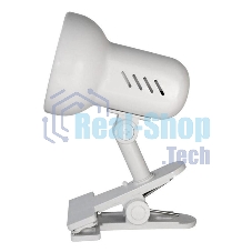 Лампа настольная Camelion H-035 С01 60Вт 220В белый метал.