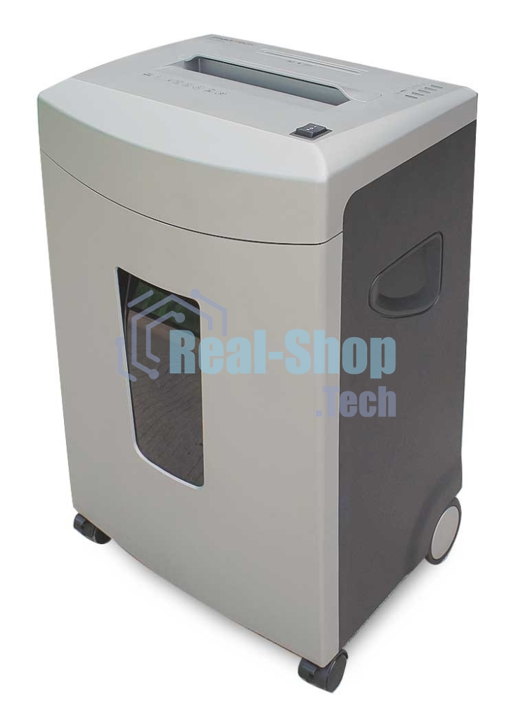 Шредер Office Kit S220 3.9 (секр.Р-2)/ленты/25лист./32лтр./скрепки/скобы/пл.карты/CD