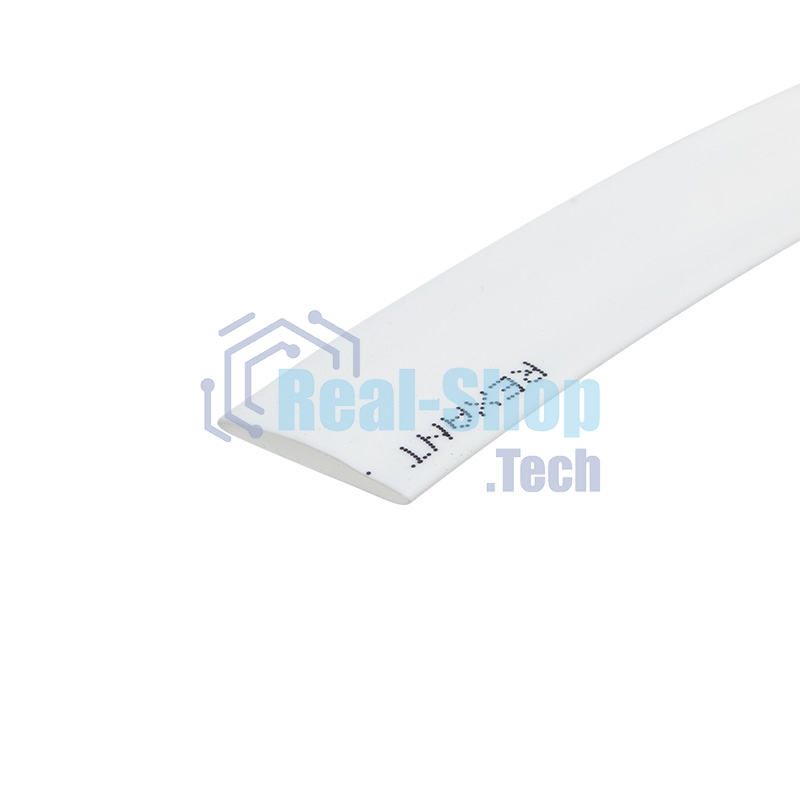 Трубка термоусаживаемая Rexant 10.0/5.0мм белый ролик 2.44м