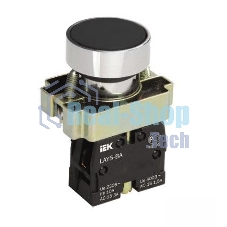 Кнопка LAY5-BA21 без подсветки черный 1з ИЭК BBT60-BA-K02