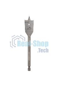 Сверло перовое по дереву Kranz 25х152 мм, шестигранный хвостовик