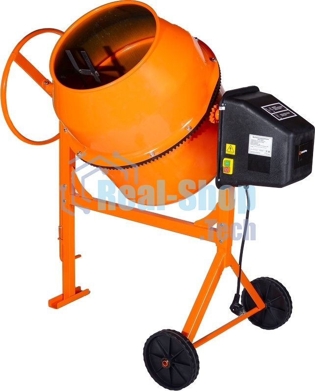 Бетономешалка Вихрь БМ-180П 800 Вт, 180 л, полиамидный венец, 32 об/мин