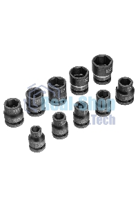 Набор шестигранных ударных торцевых головок 1/2