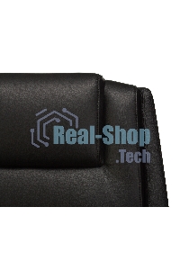 Кресло руководителя Бюрократ DUKE черный, кожа, крестовина металл/дерево