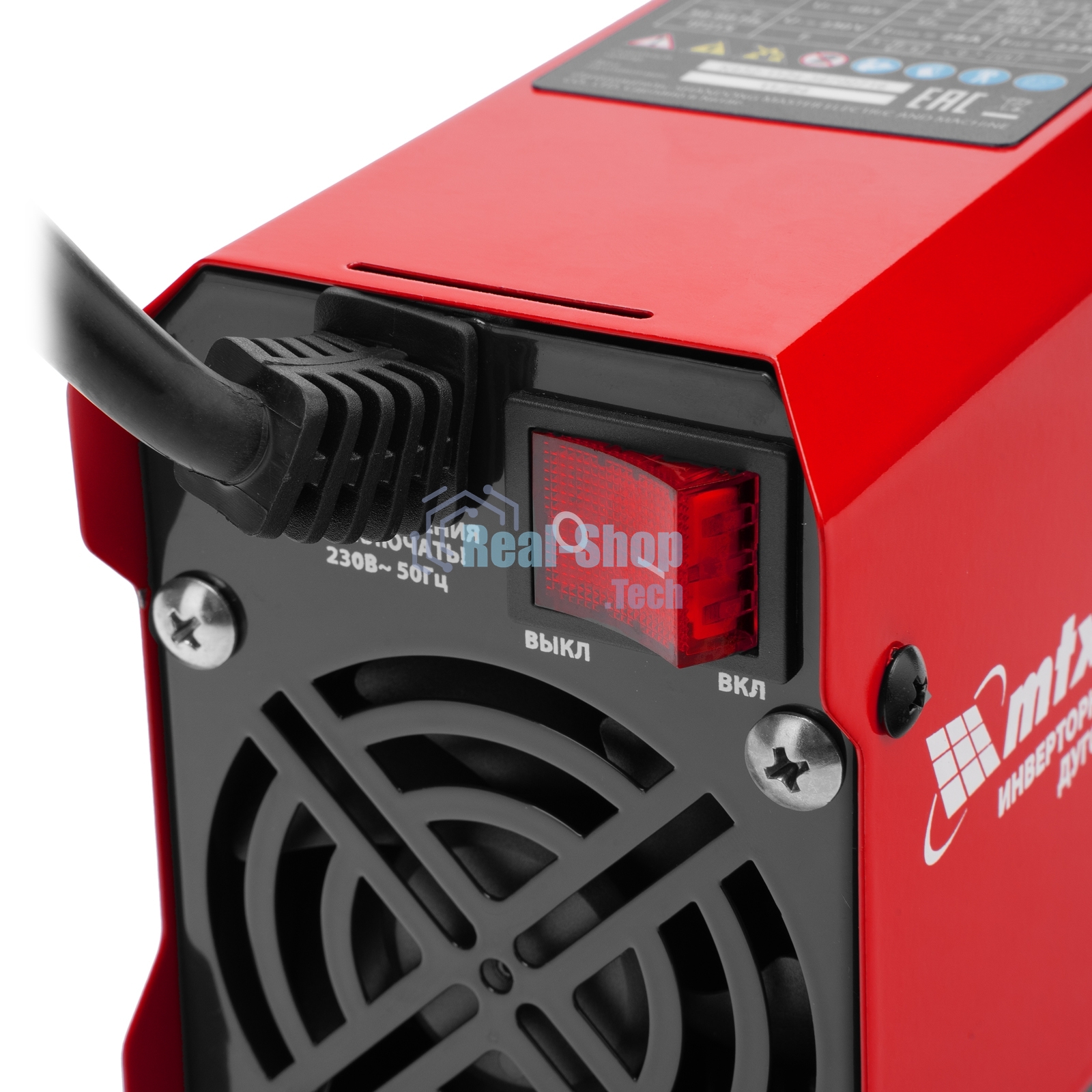 Инверторный аппарат дуговой сварки MTX MMA-180BS, 180 А, ПВ 60%