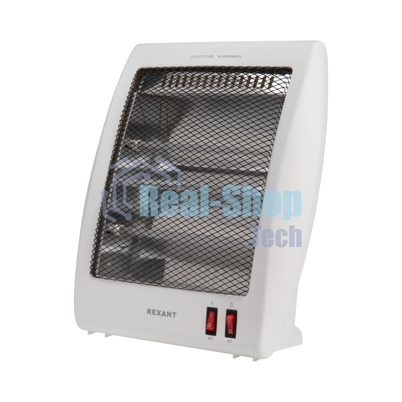 Обогреватель инфракрасный Rexant 60-0058, белый, кварцевый, 800 Вт, 14 м2, настольный