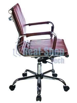 Кресло Бюрократ CH-993-Low/Brown коричневый, экокожа