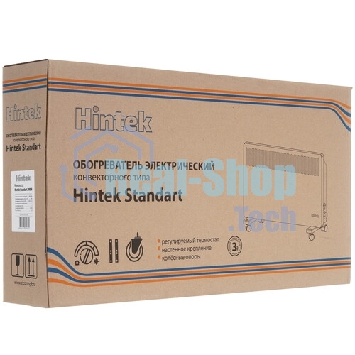 Конвектор электрический HINTEK Standart 2000 04.05.01.214597 белый, 2000 Вт, 25 м2, термостат
