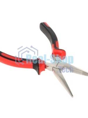 Длинногубцы Matrix NICKEL 17168 200 мм, прямые никелированные, двухкомпонентные рукоятки