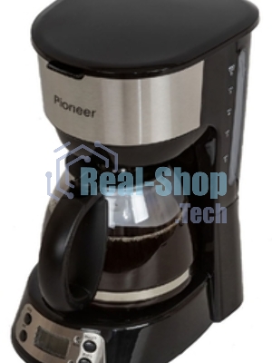 Кофеварка капельная Pioneer CM053D серебристый/черный, исп. кофе - молотый, 0.75 л, 600 Вт