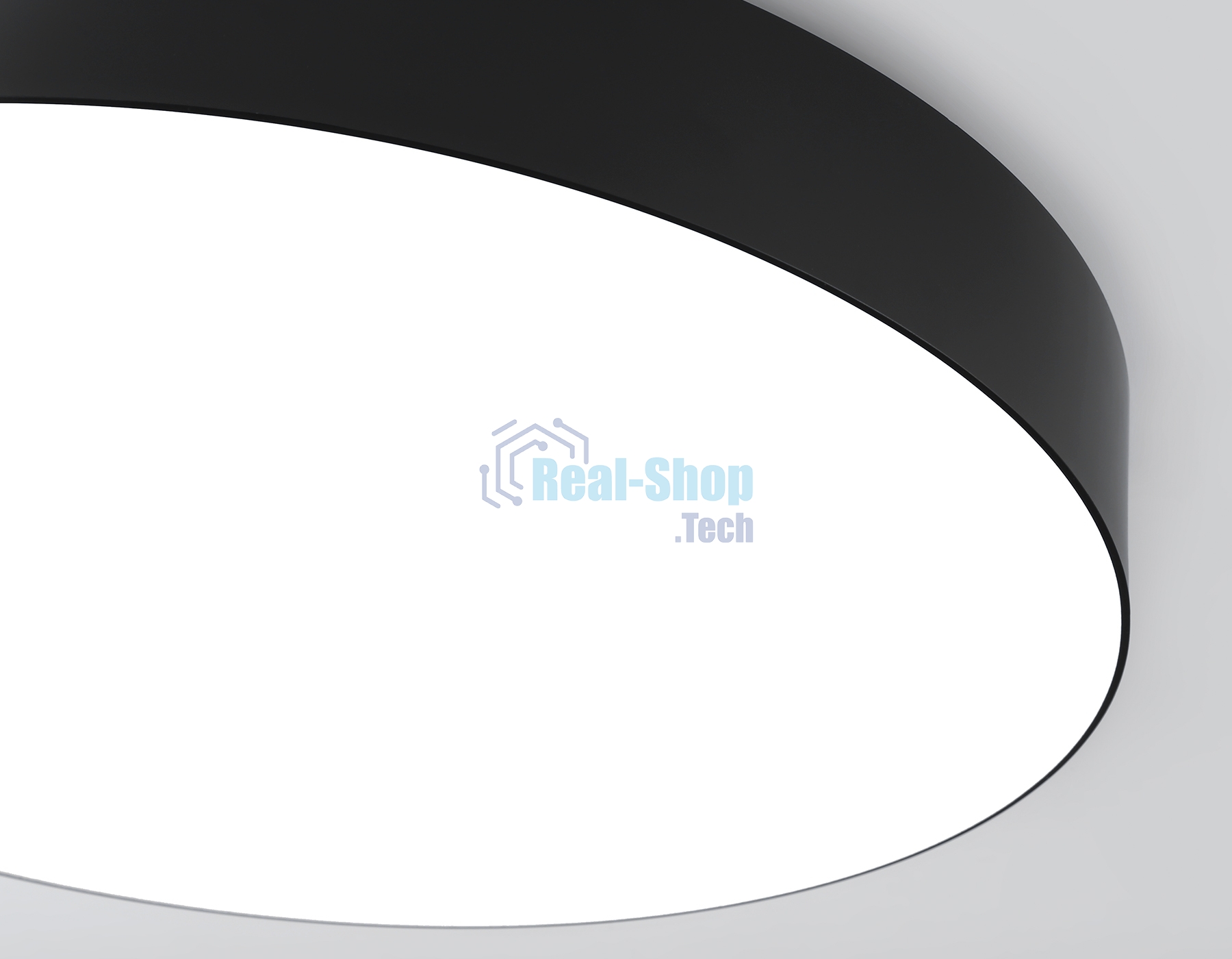 Потолочный светодиодный светильник Ambrella light FZ1365 BK черный IP20 60W 3000-6500K 490*80 (ПДУ ИК)