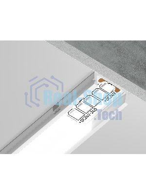 Алюминиевый профиль Ambrella light GP1700WH белый 2000*15.5*6