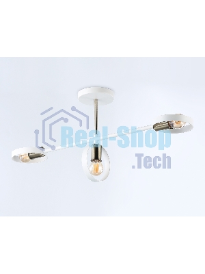 Светильник Ambrella light TR8228/3 WH/SB белый/бронза E27/3 max 40W 660*165*300