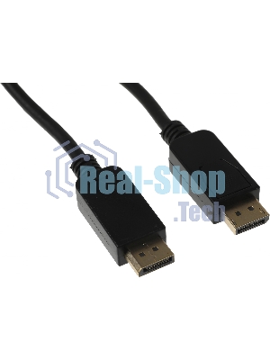 Кабель V1.2 ver1.2 DisplayPort (m) DisplayPort (m) 2м черный