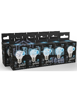 Лампа светодиодная Gauss LED Globe 7Вт E27 4100К step diммable (диммир.)
