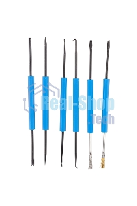 Набор монтажного инструмента для пайки Rexant, 6 предметов