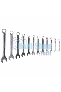 Набор ключей комбинированных Rexant (6-14, 17, 19, 22 мм), 12 шт., CrV, зеркальное хромирование