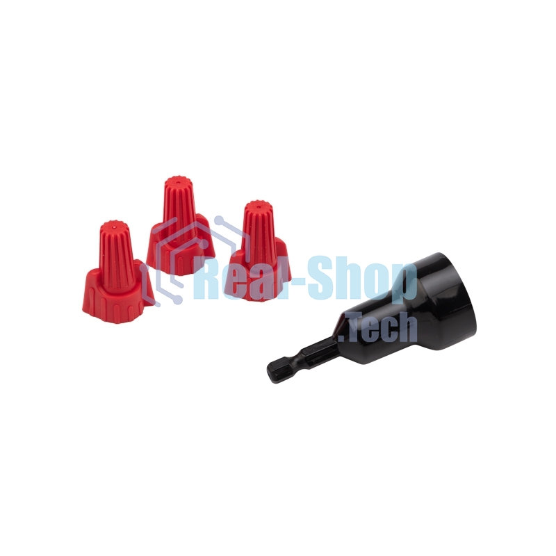 Соединительный изолирующий зажим Rexant с лепестками СИЗ-13 ø 13 мм (0,75-10 мм²), красный (100 шт./уп.)