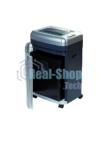 Шредер Office Kit S230 2x15 (секр.P-5)/фрагменты/17лист./35лтр./скрепки/скобы/пл.карты/CD