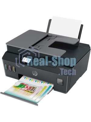 МФУ струйное HP Smart Tank 615 AiO (Y0F71A), A4, цветной, печ. до 22 стр/мин. (ч/б) до 16 стр/мин. (цвет), скан. до 5 стр/мин. (ч/б) 3 стр/мин. (цвет), 1200 x 1200 dpi (ч/б печать, скан.) 1200 x 4800 dpi (печать цвет), USB, Wi-Fi, BlueTooth, Air Print, Mopria