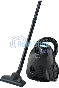 Пылесос Bosch BGBS2LB1 черный, 600 Вт, уборка сухая, пылесборник мешок, 3.5 л