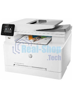 МФУ лазерное HP Color LaserJet Pro M283fdw (7KW75A), A4, цветной, печ. до 21 стр/мин., скан. до 26 стр/мин. (ч/б) 22 стр/мин. (цвет), 600 x 600 dpi (печать) 300x300dpi (скан), USB, RJ-45, Wi-Fi, Air Print, Mopria