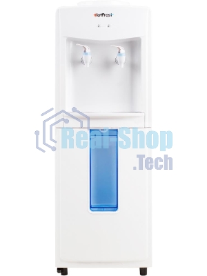 Кулер для воды Hotfrost V118R, верхняя загрузка, без нагрева, без охлаждения, белый