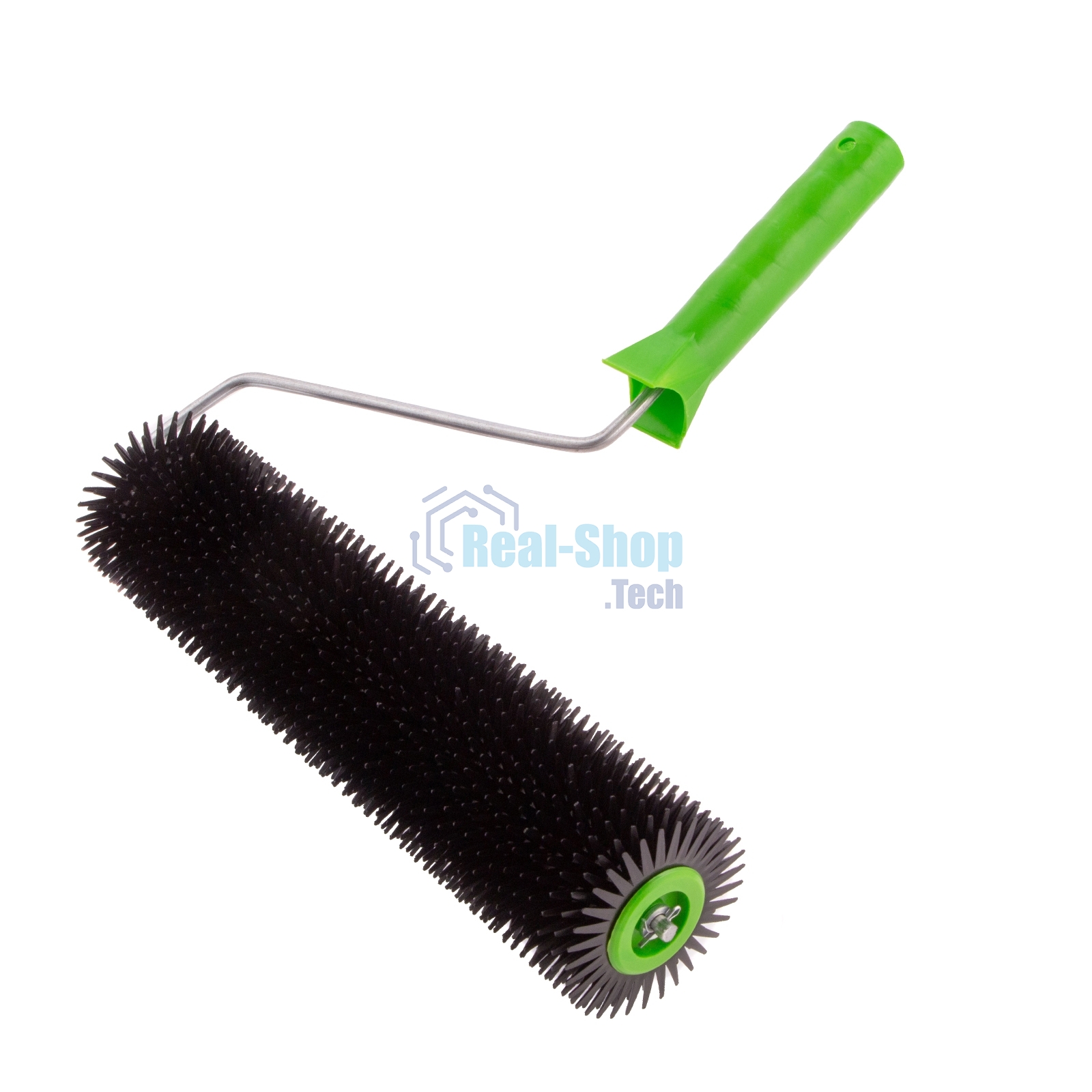 Валик игольчатый для наливных полов с ручкой Сибртех, острая игла, 300 мм