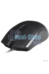 Мышь проводная A4Tech OP-760 черный, 1200 dpi, USB, кнопки - 3