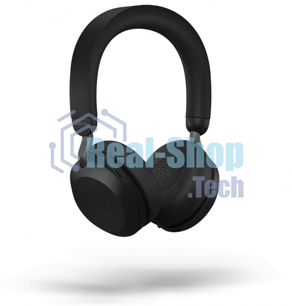 Гарнитура беспроводная Jabra Evolve 2 75, Link380a MS Stereo Stand черный