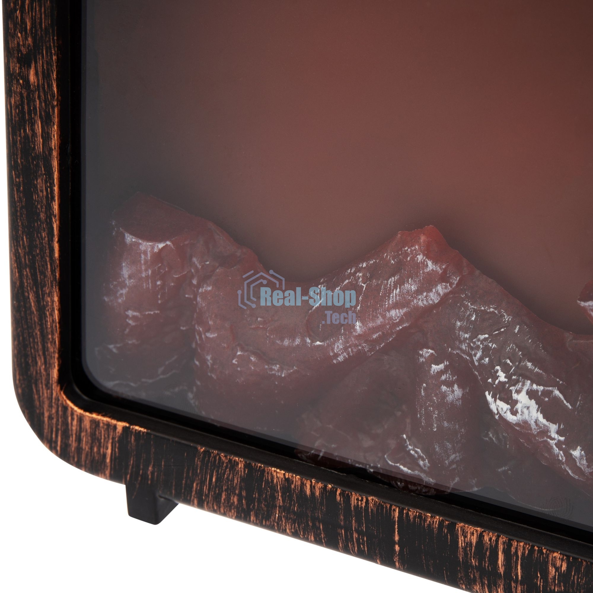 Светодиодный камин Neon-night Лофт с эффектом живого огня 17х10х24,5 см, 3хС (не в комплекте) и USB (в комплекте)