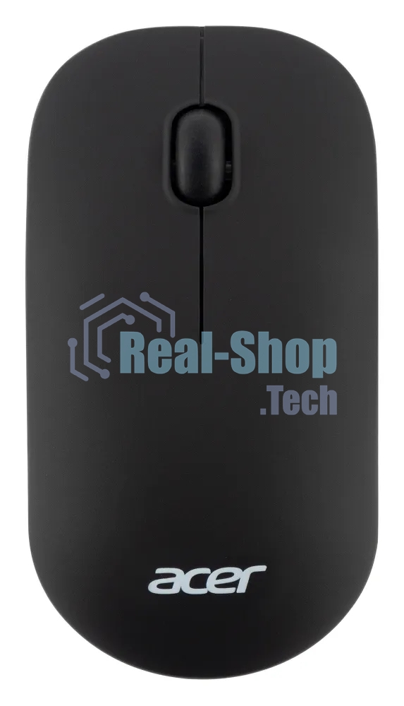 Мышь беспроводная Acer OMR130 черный, 1200 dpi, радиоканал, USB, кнопки - 3