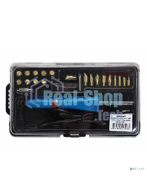 Набор паяльник-выжигатель Rexant/19 насадок/ПРОФИ 220V/30 Вт/ZD-972A