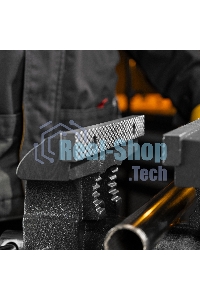 Тиски слесарные Denzel BVH-200, 200 мм, поворотные, стальная направляющая, с наковальней