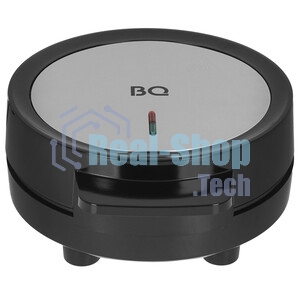 Вафельница BQ ST1009 черный/стальной, WAFFLE. 1000 Вт, приготовление 4 вафель одновременно, антипригарное покрытие панелей Non-Stick PRO, равномерный нагрев, теплоизолированная ручка, противоскользящие ножки, 2 индикатора работы: нагрева и питания, диапазон температур нагрева: 230 °С, материал корпуса: металл, бакелит, материал панелей : металл, размер рабочей поверхности: диаметр 190 мм, количество панелей: 2, вид панелей: венские вафли, длина шнура: 0.7 м, напряжение: 220-240 В, 50-60 Гц, защита от поражения электротоком: класс I