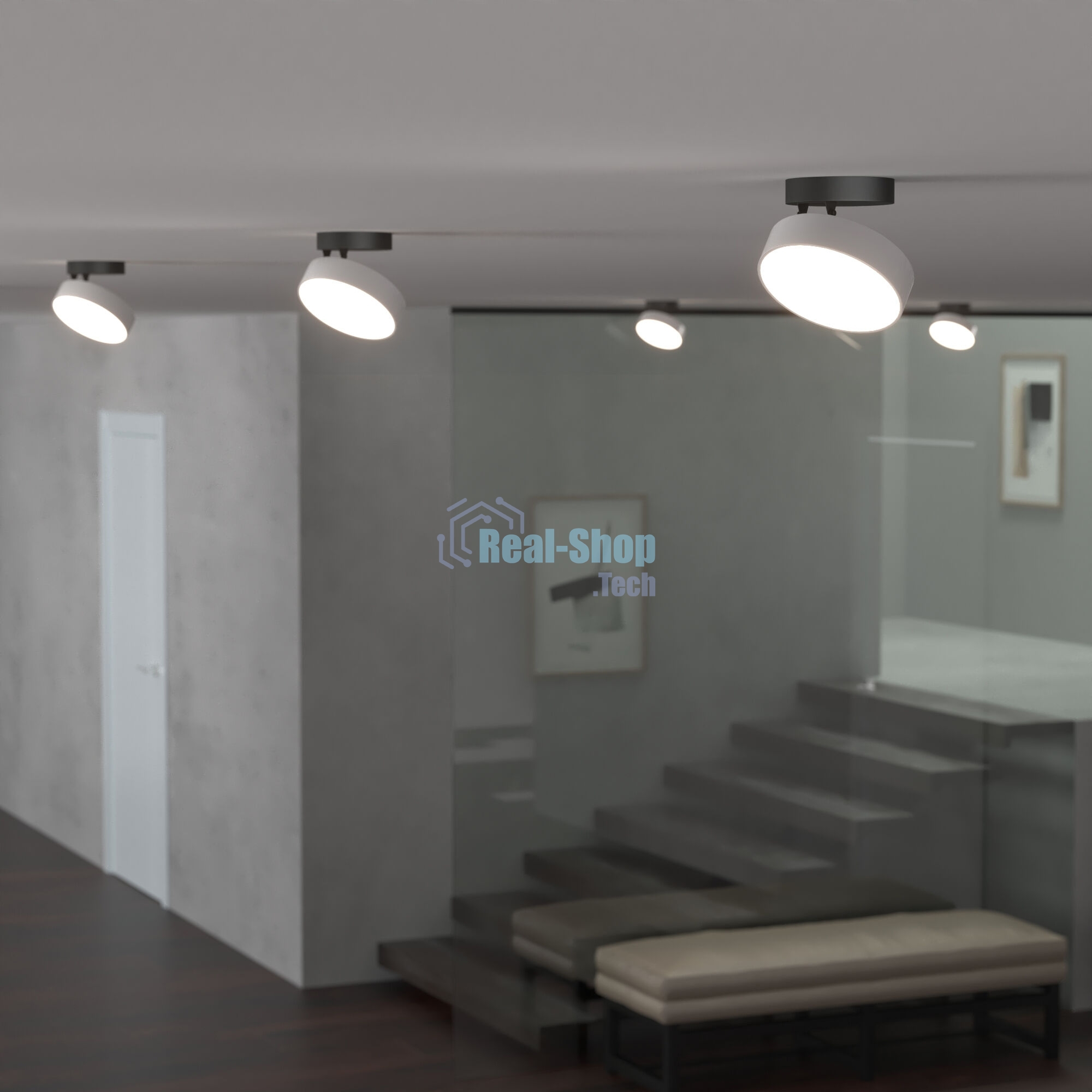 Pila белый 12W 4200К (25135/LED)/Светильник накладной белый