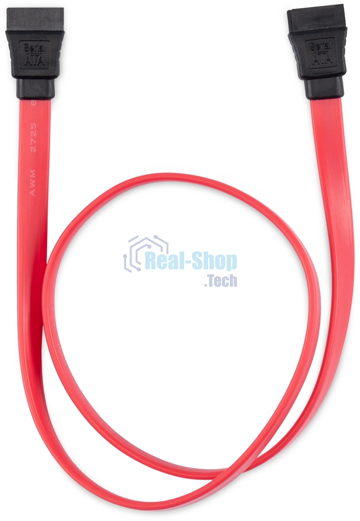 Кабель Buro SATA SATA 0.5м (BU-SATA-SATA0.5M) красный