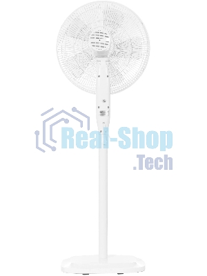 Вентилятор Centek CT-5026 белый, напольный, 65 Вт, 4 скорости, 44.5 см