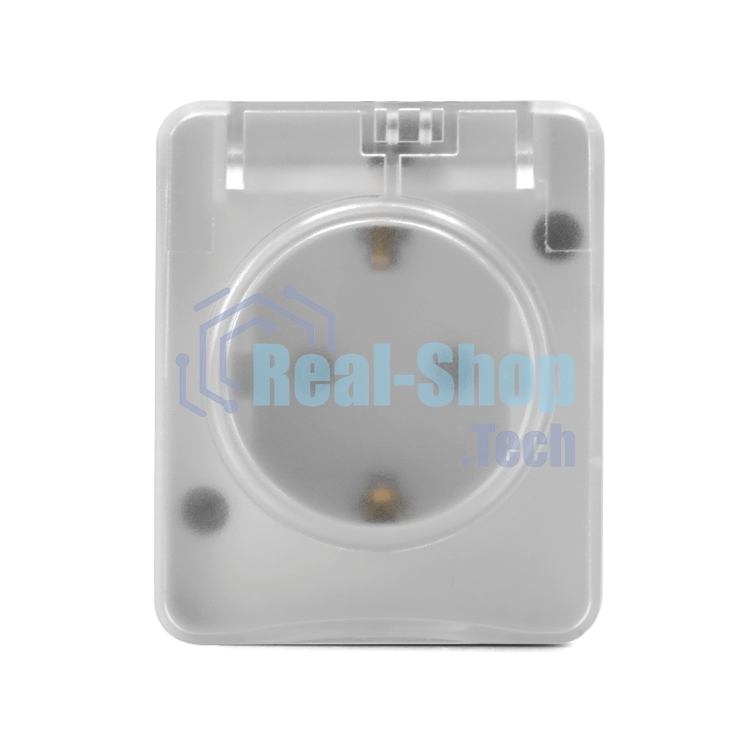 Розетка 1-м ОП AtlasDesign Profi54 16А IP54 250В с заземл. защ. шторки белый SchE ATN540145