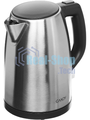 Чайник электрический Candy CK-203 графит, 1.7 л, 2200 Вт, скрытый нагревательный элемент
